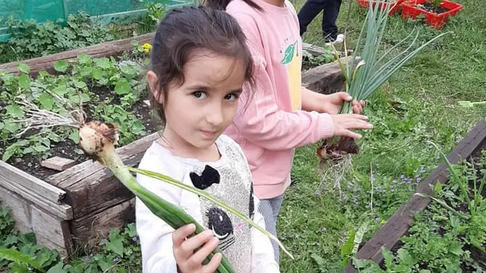 Le jardin communautaire aide les résidents par le verrouillage